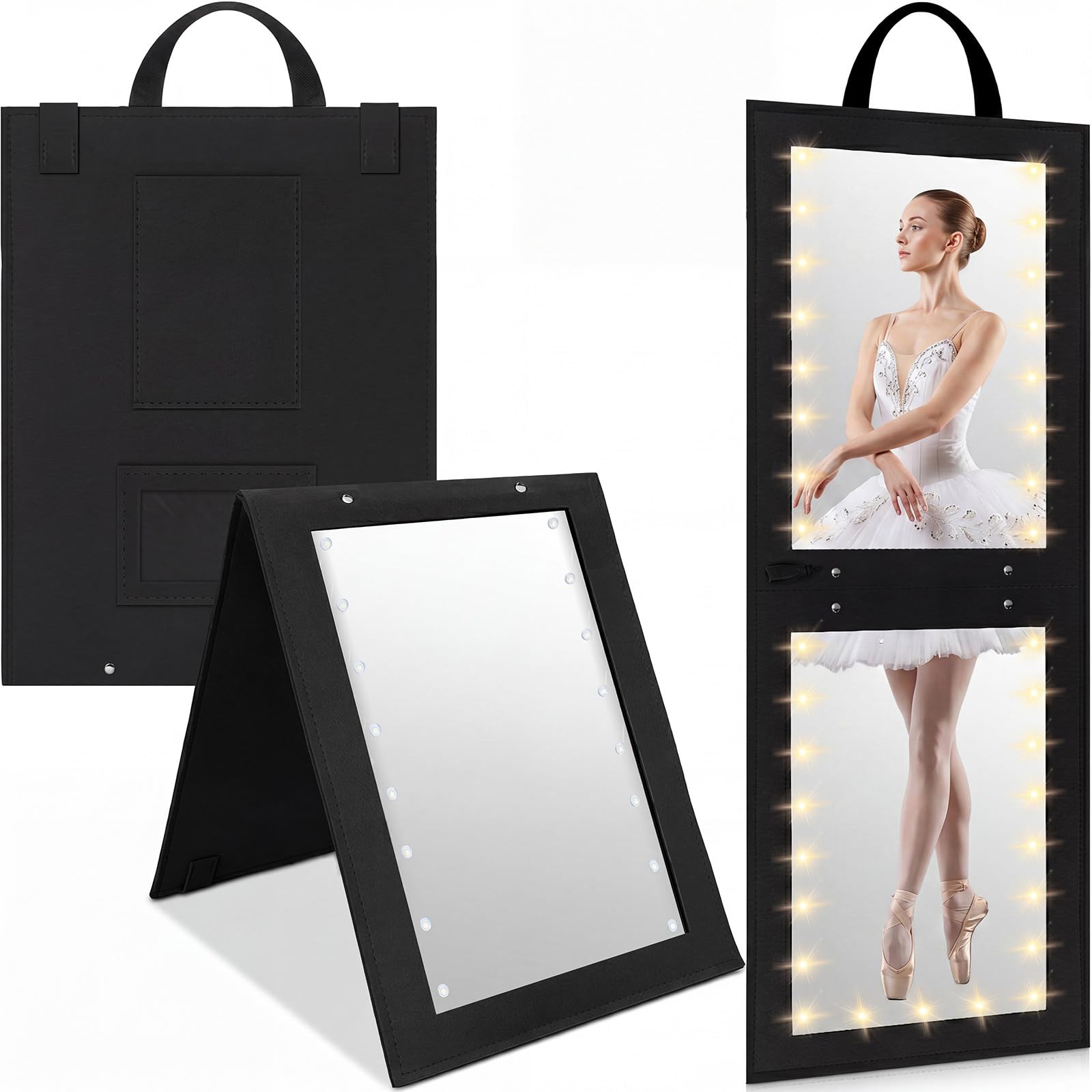 Amazon.com : Maysing 1 Pack Foldable Portable Full Length Mirror